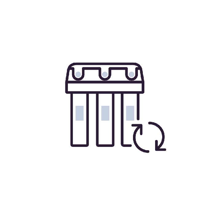 Барлық сүзгілерді толығымен ауыстыру