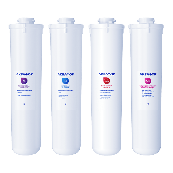 Комплект сменных модулей для Аквафор DWM-102S и DWM-201, 202S